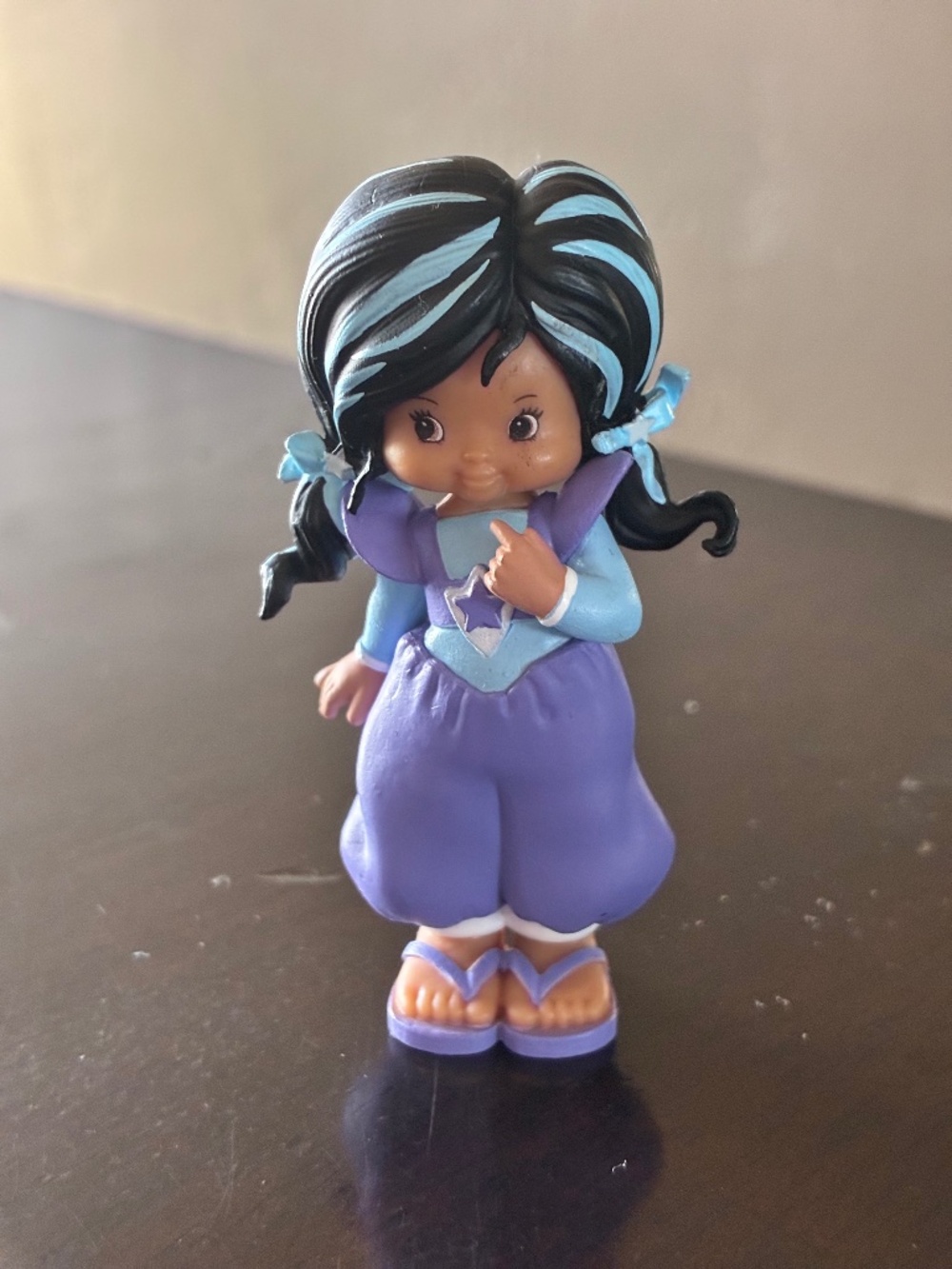 CheeBee Rainbow Bright Mini Figurine Indigo